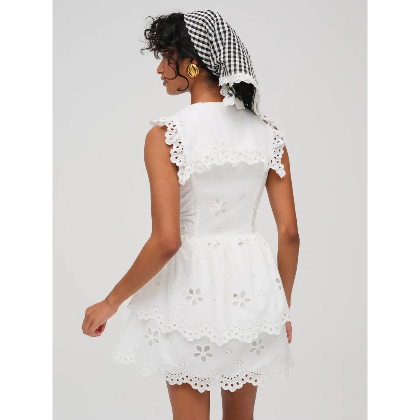 Daisy Eyelet Mini Dress - For Love and Lemons