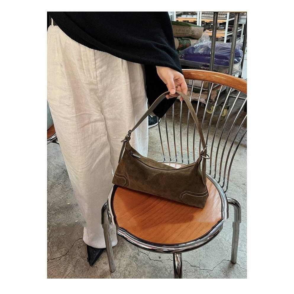 Brown Suede Purse