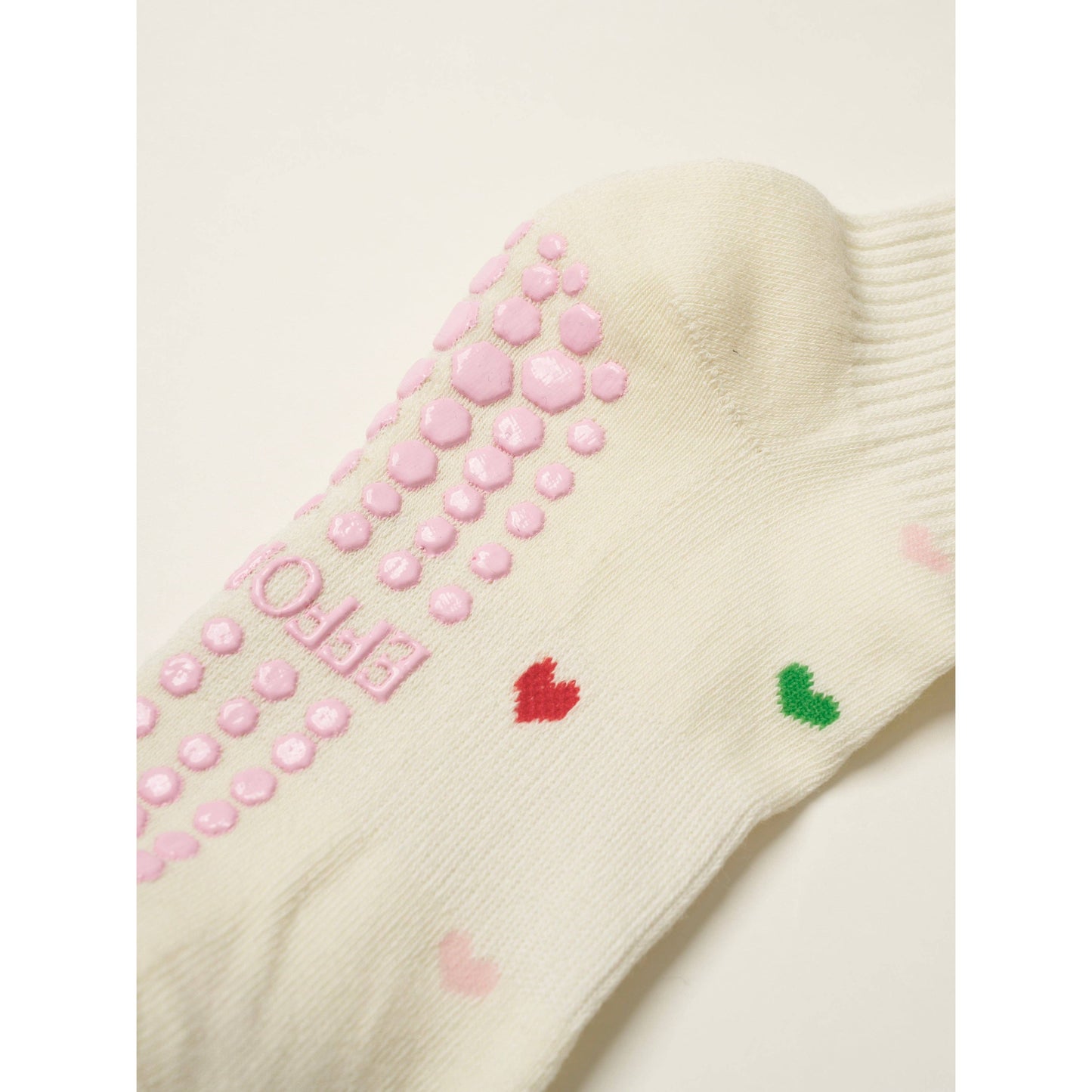 Mini Heart Petal Grip Sock