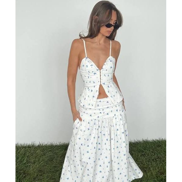 Ruffle Corset Top - We Wore What