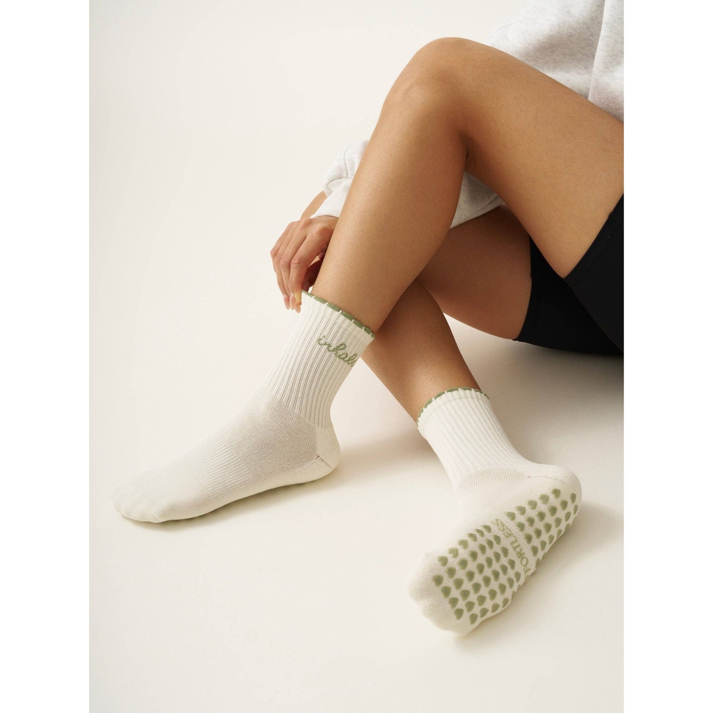 Inhale Exhale Grip Sock