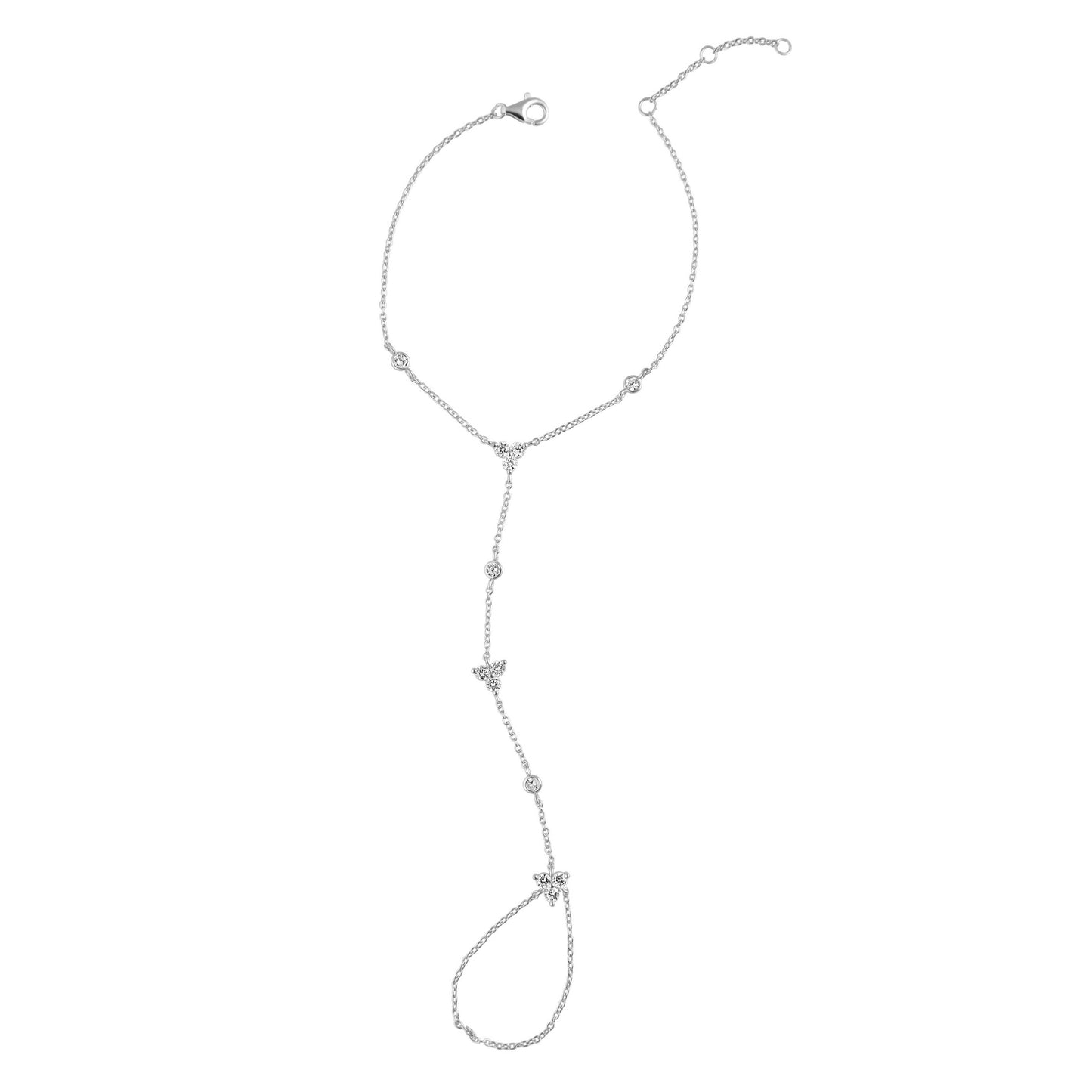 Kira Hand Chain Bracelet: Gold