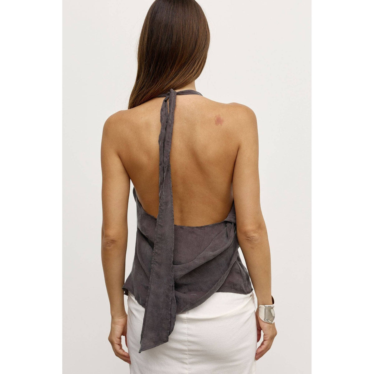 Allison Halter Top Charcoal