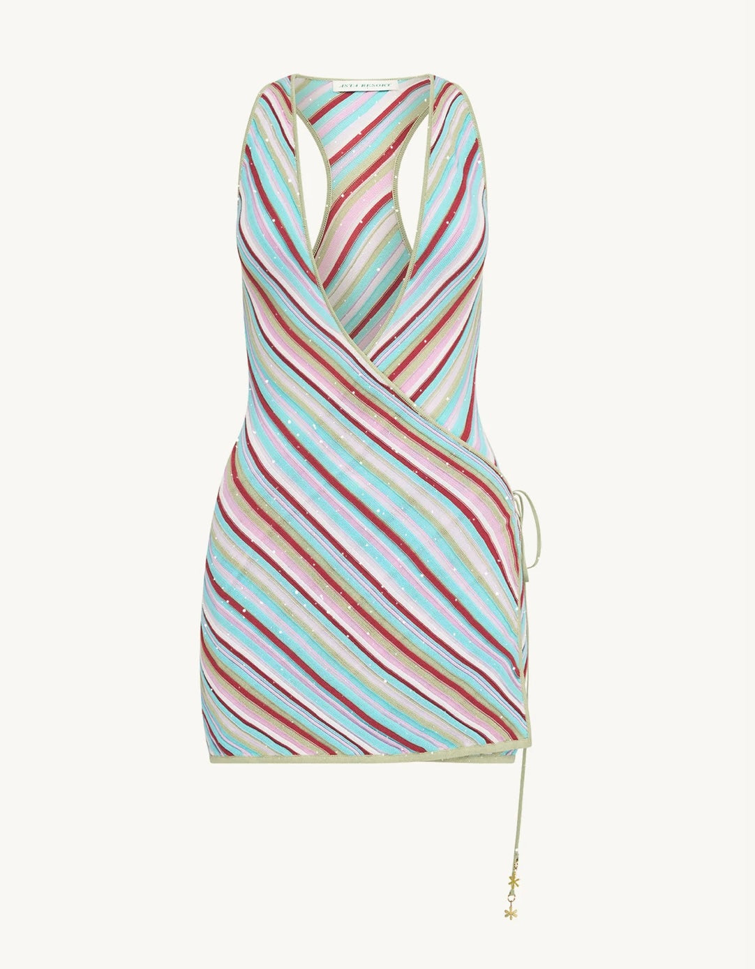 Lila Wrap Mini Dress