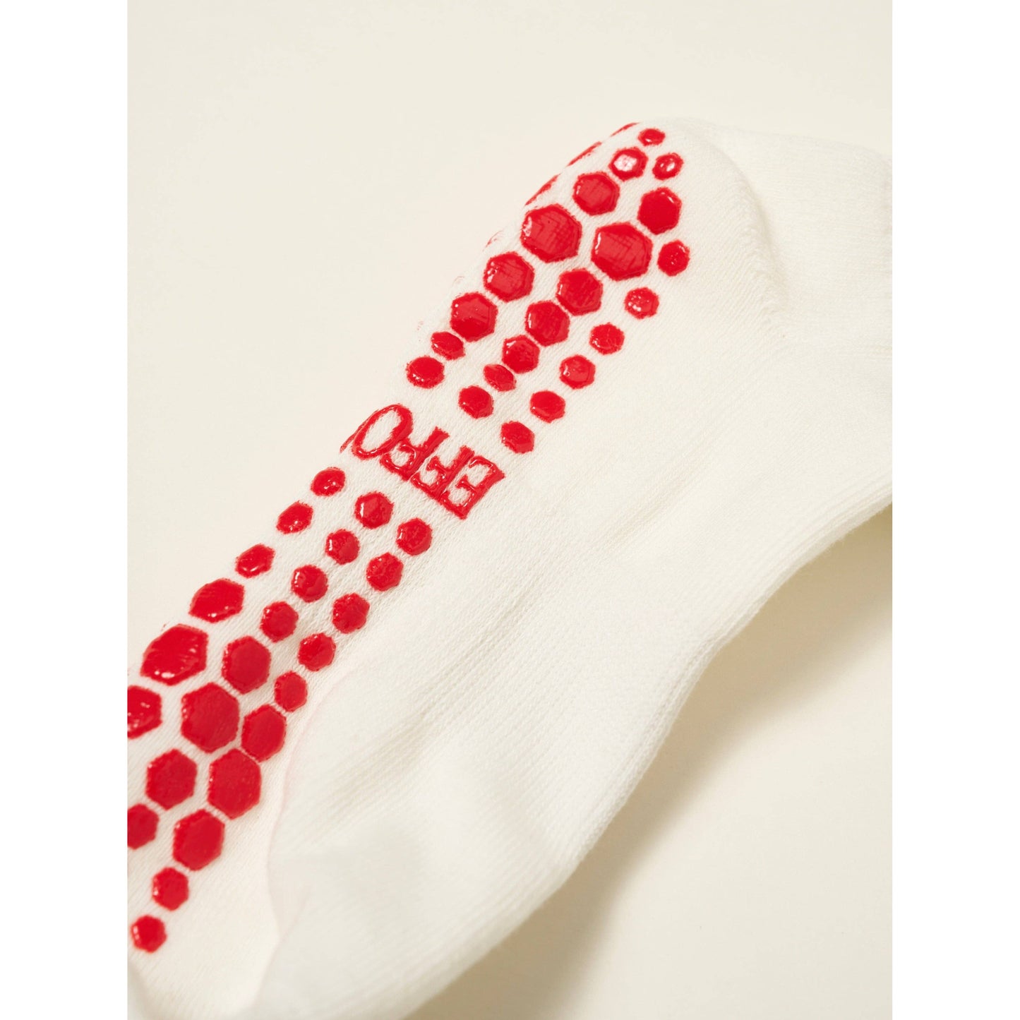 Embroidery Heart Duo Ruffle Grip Sock