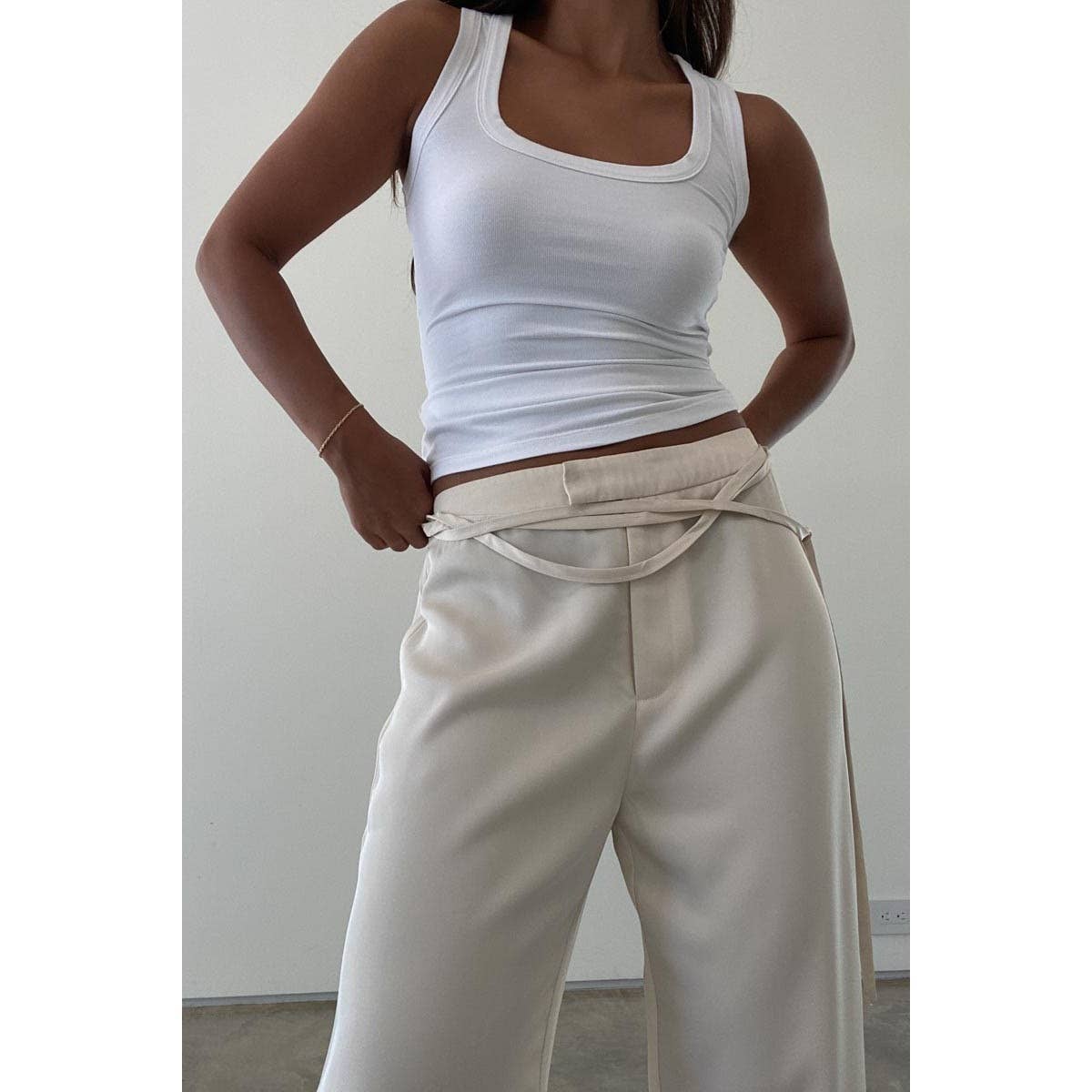 Tied up Trouser Pant
