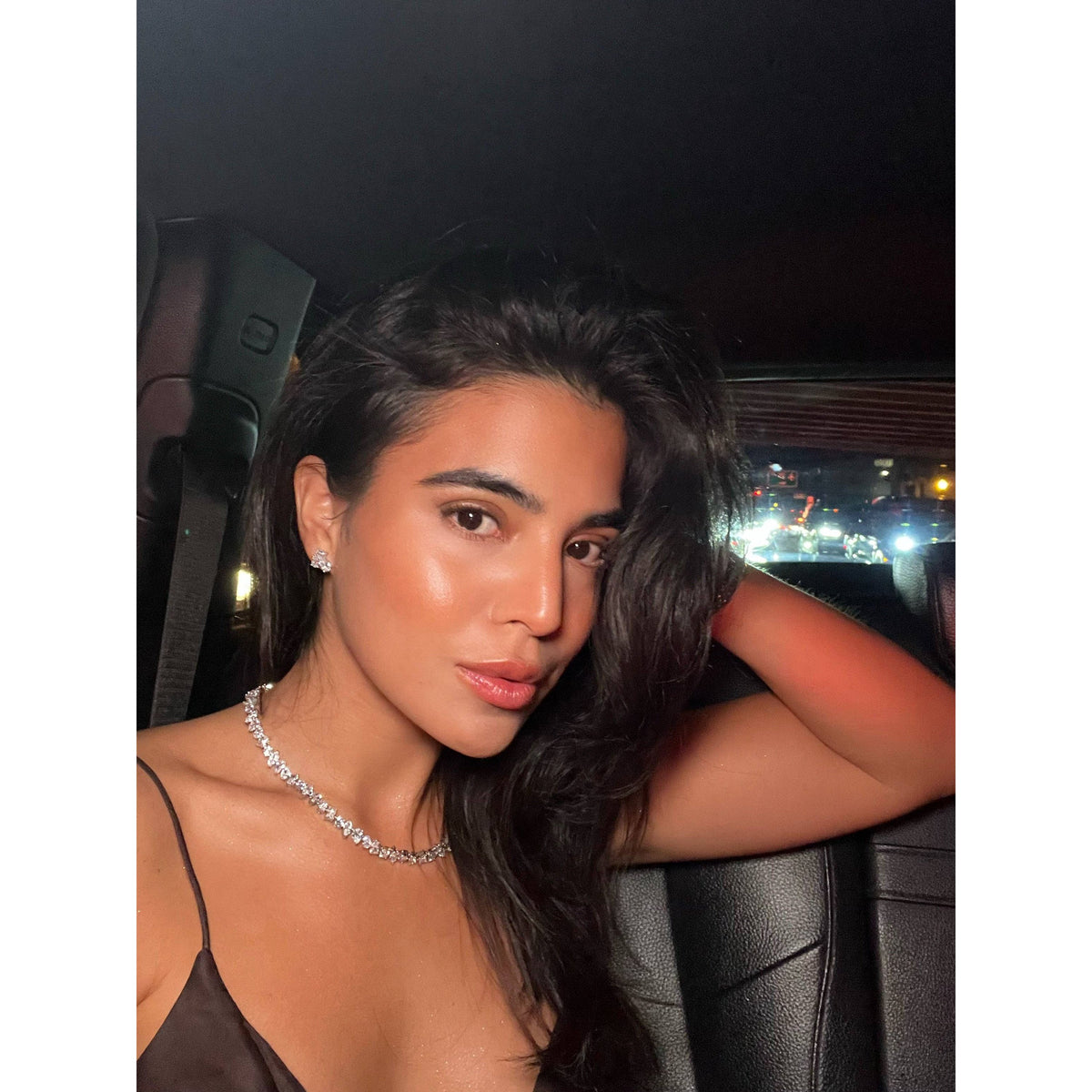 Pamela Tennis Necklace: Gold