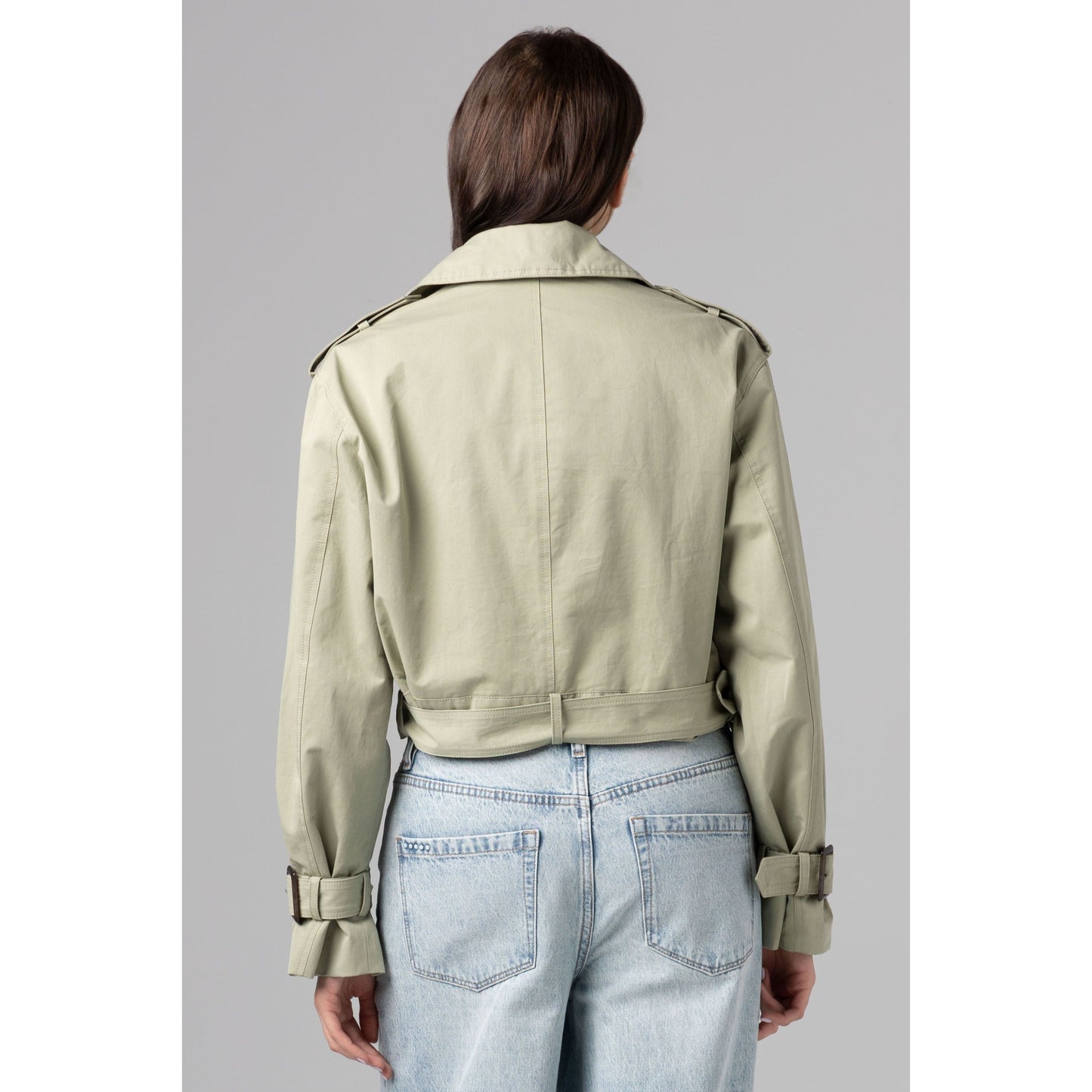 Business as Usual Cropped Trench - Blank NYC