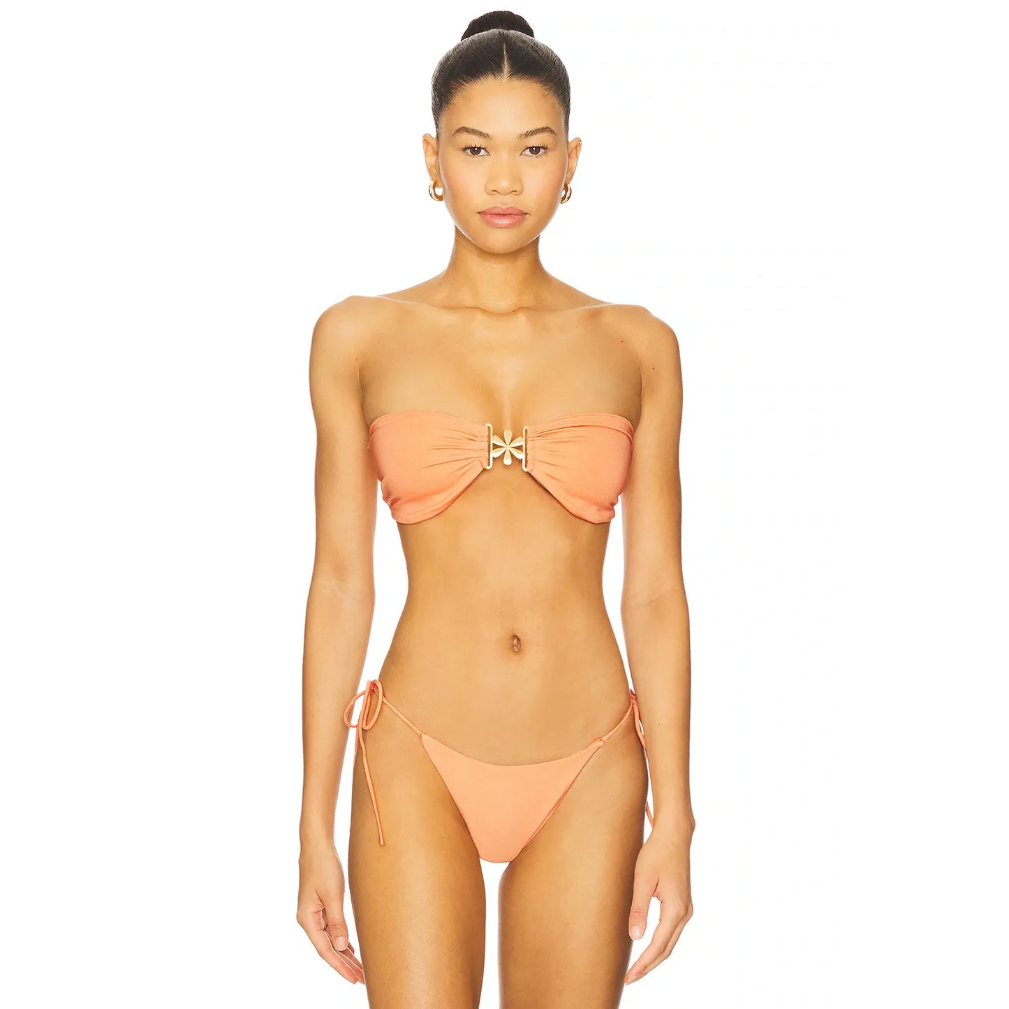 Mia Bikini Bottom in Tangerine