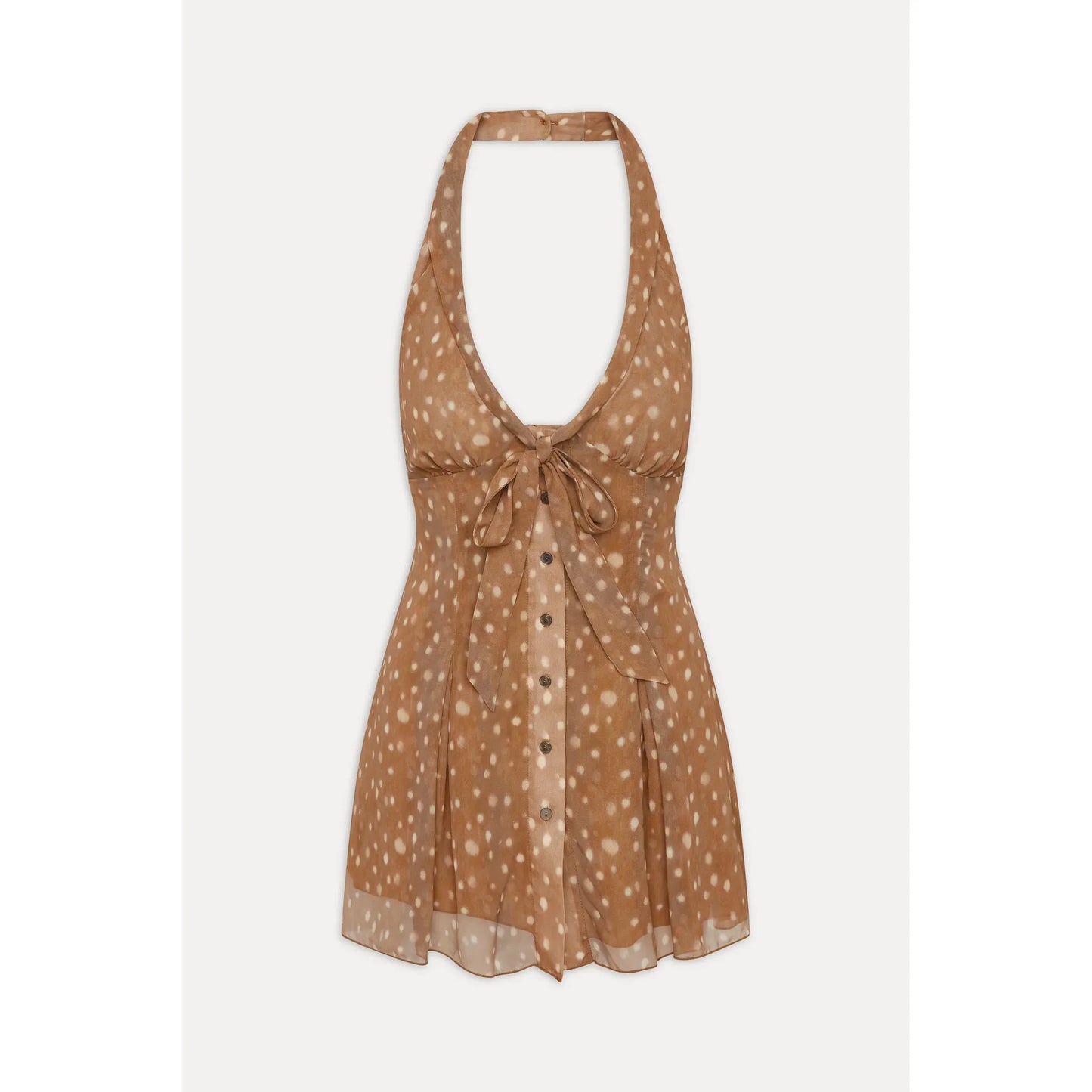 Bloom Button Up Mini Dress - Frankies Bikinis