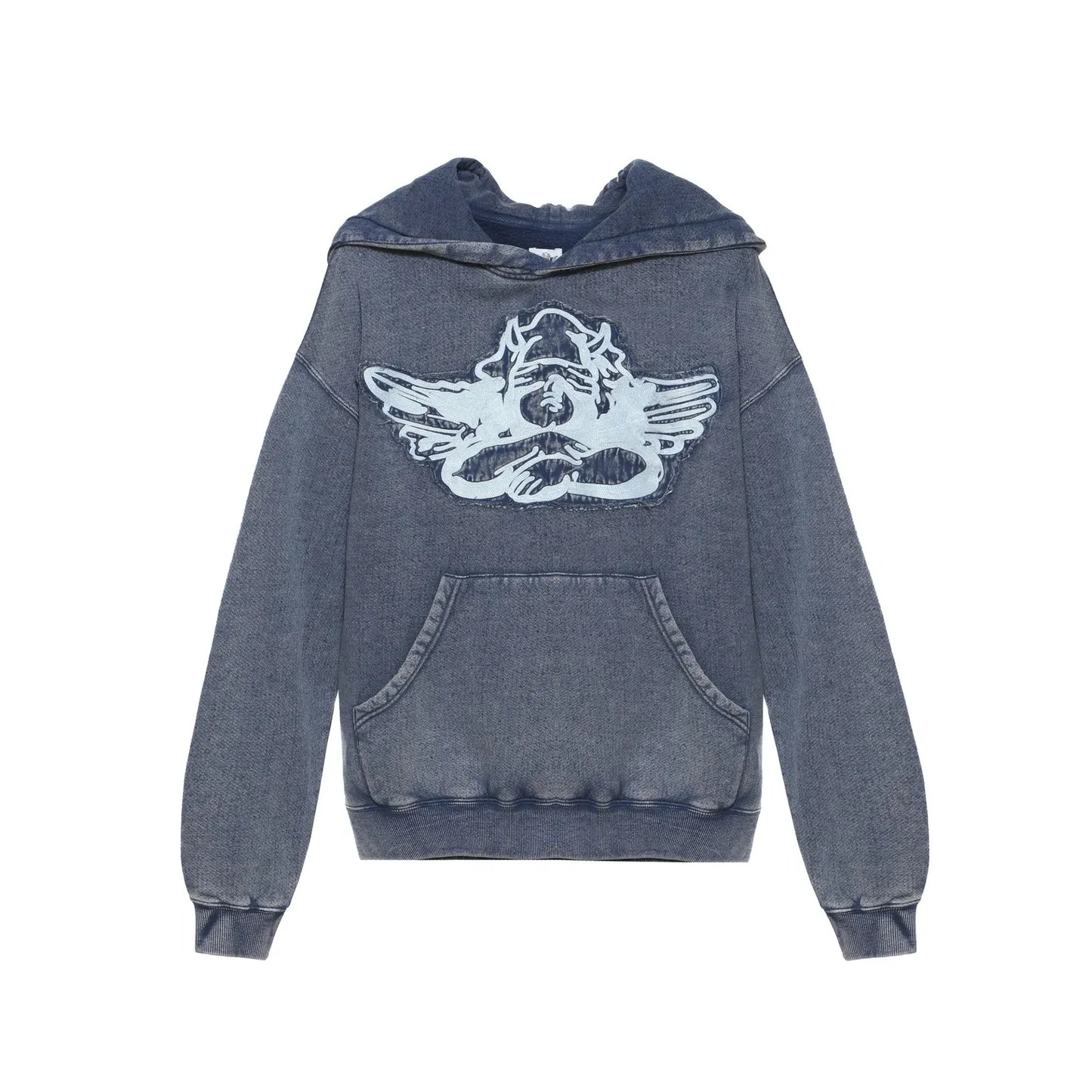 Blue Stitch Me Up Racer Hoodie - Boys Lie