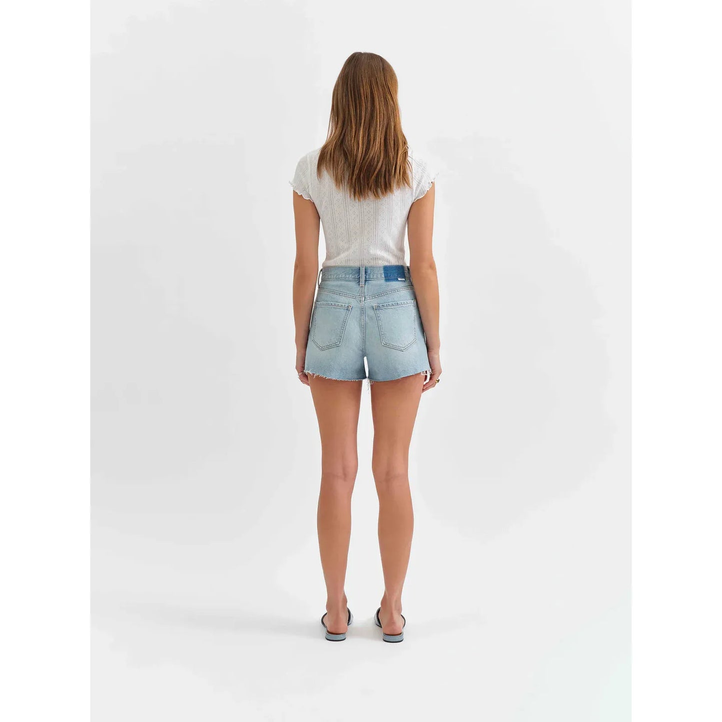 Trouble Maker Short in Light Wash Vintage - Daze
