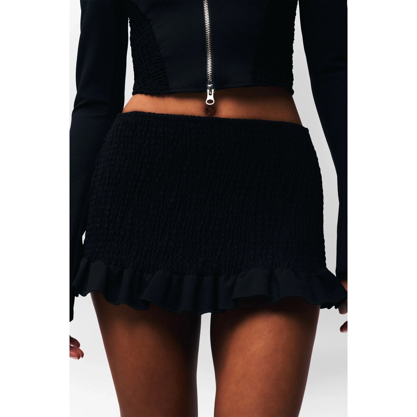 Apolline Smocked Skirt- Guizio
