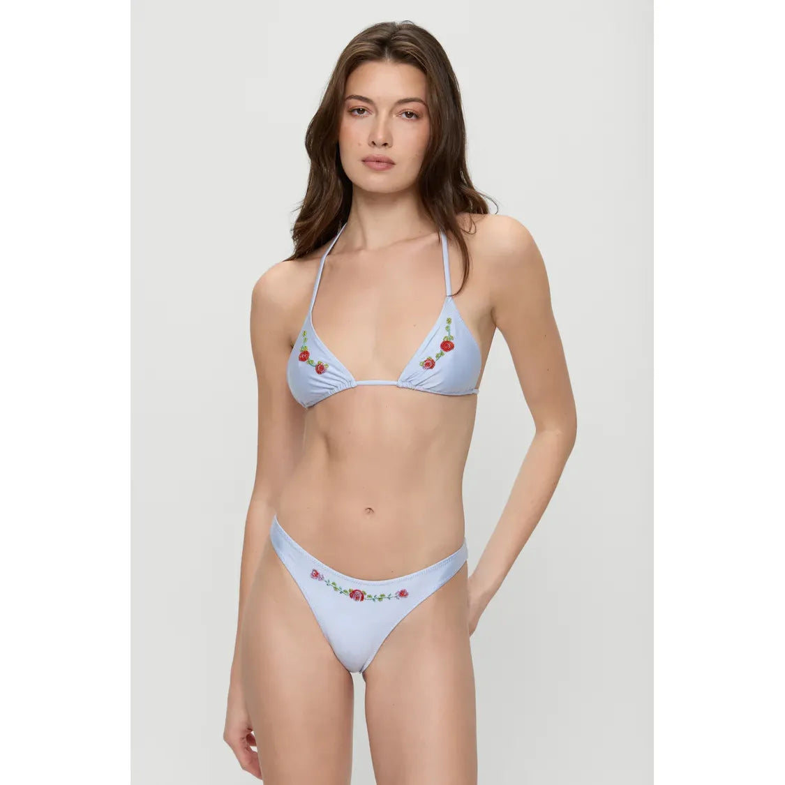 Dove Beaded Shine Bikini Bottom - Frankies Bikinis