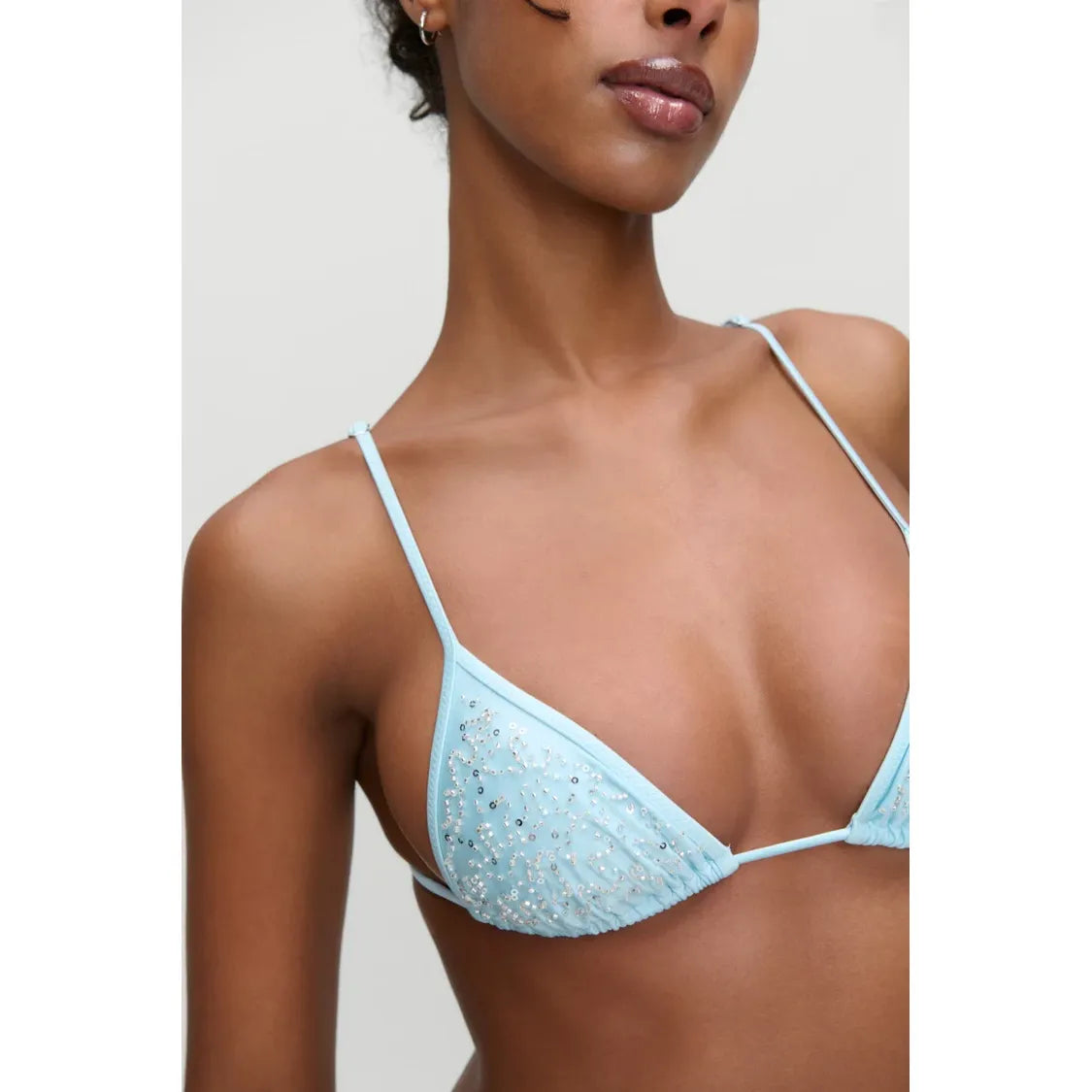 x Devon Lee Carlson Elena Sequin Bikini Top