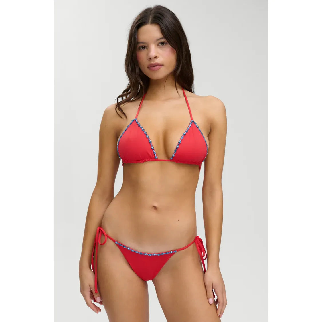 Mackenzie Beaded Cheeky Bikini Bottom