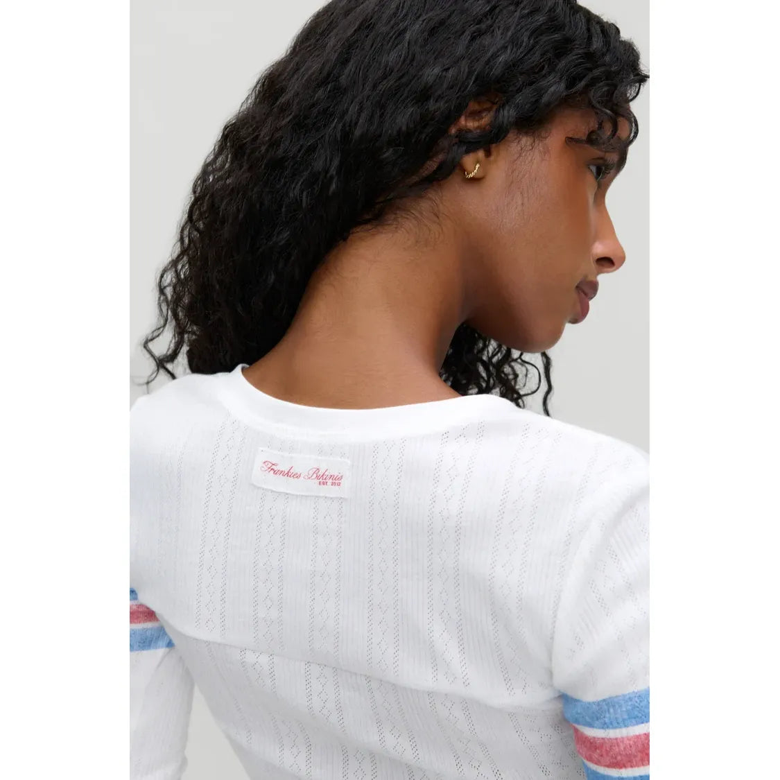School Girl Pointelle Tee