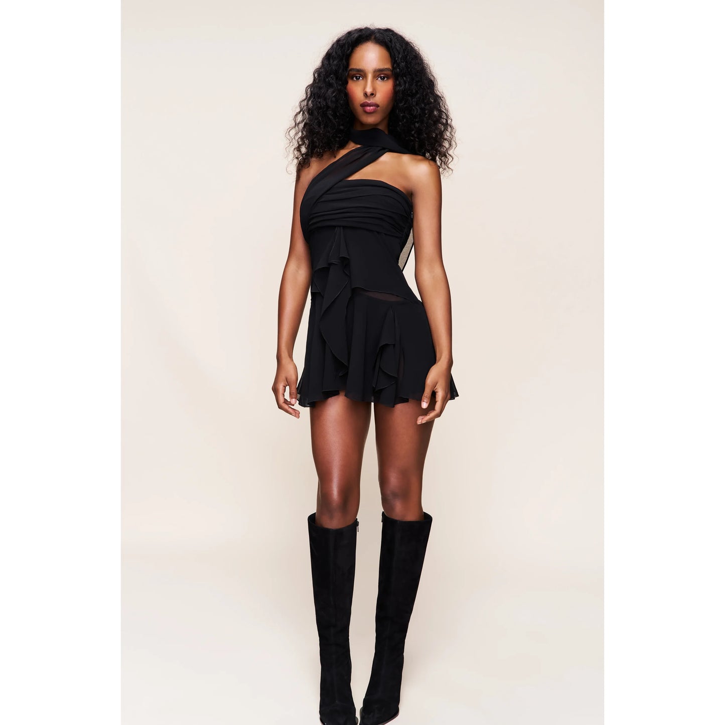 Chiffon Wrap Dress - Guizio