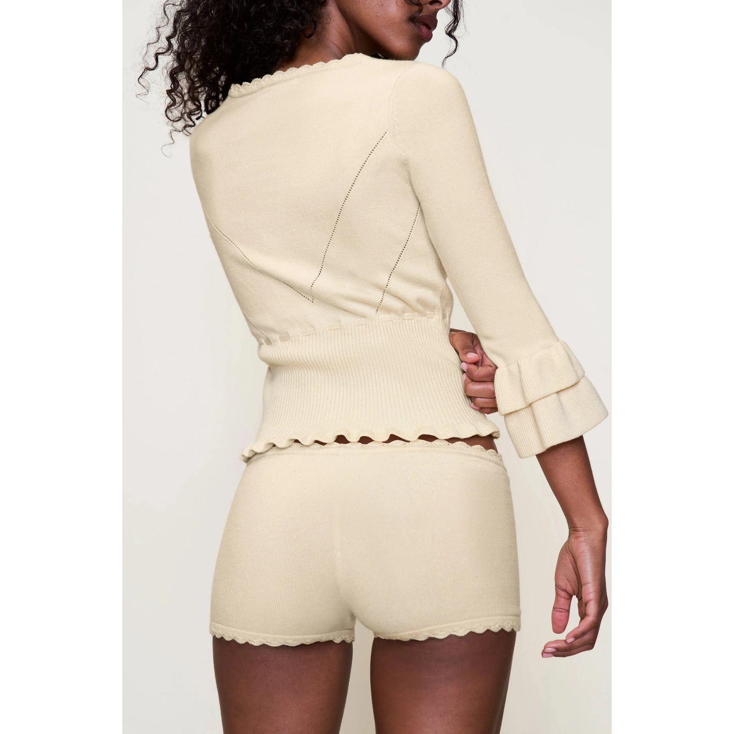 Knit Scallop Short - Guizio