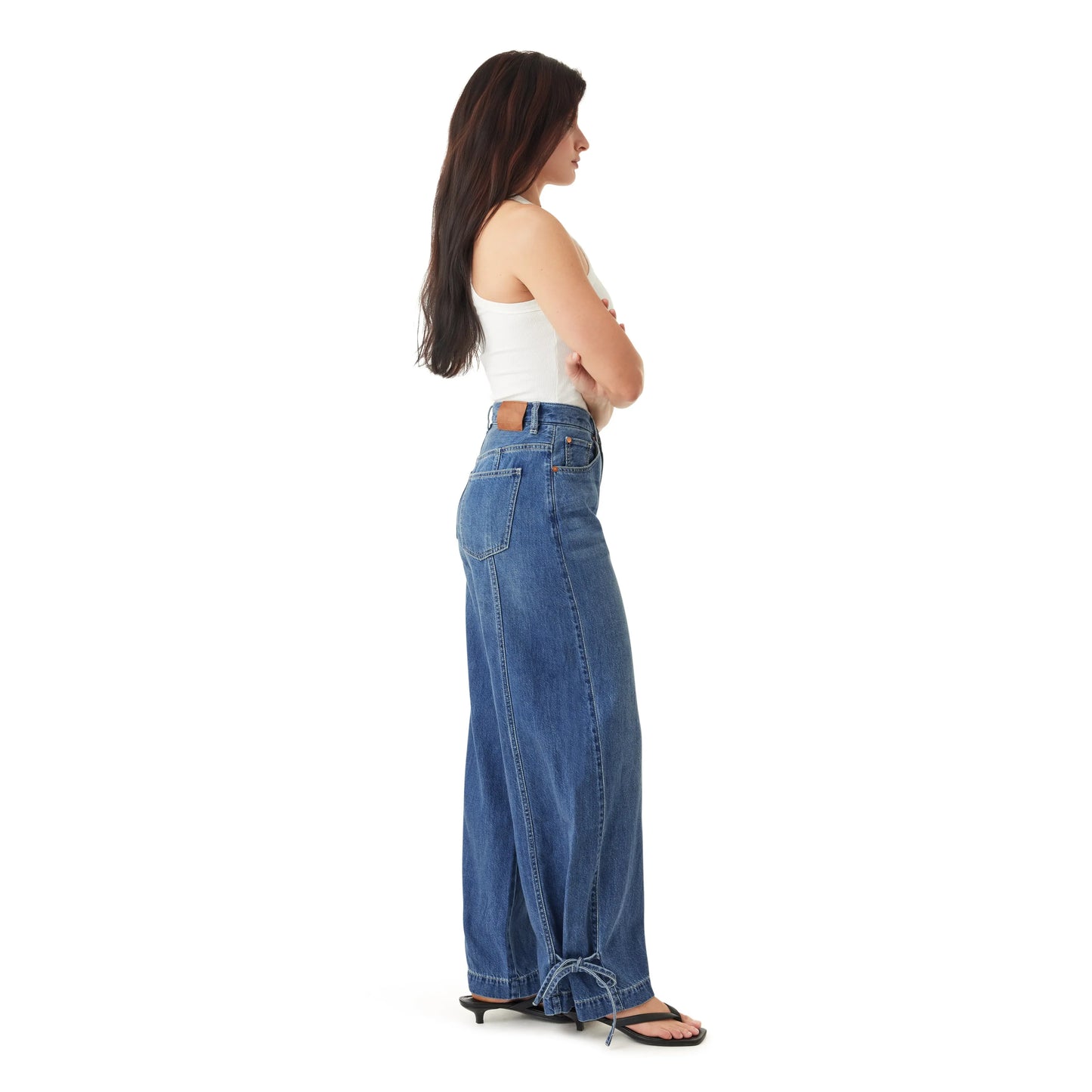 Drapey Relaxed Barrel in Denim