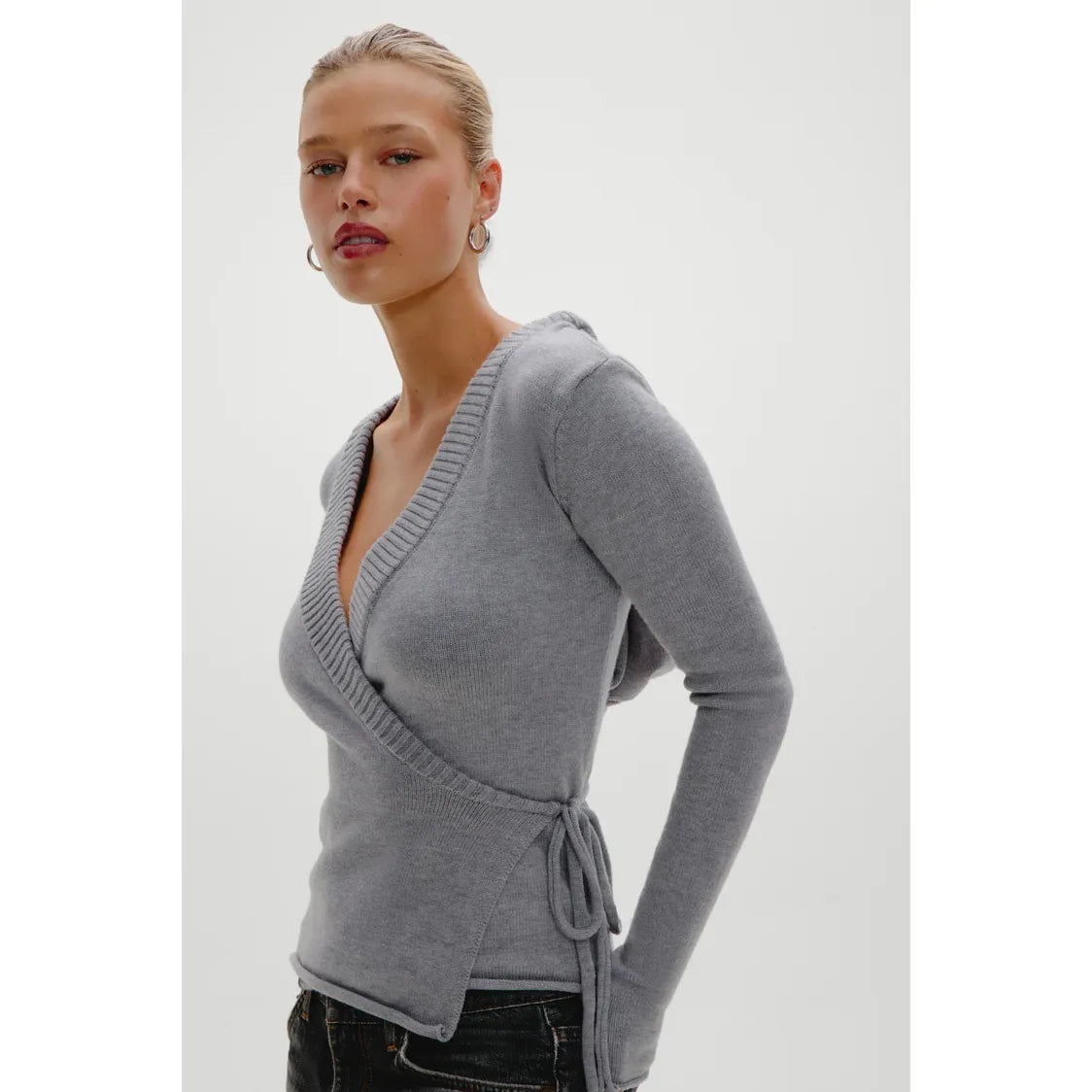 Angel Baby Knit Wrap Top