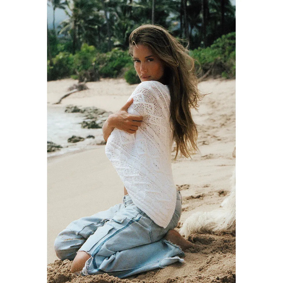 Aspen Knit Poncho - Frankie’s Bikinis