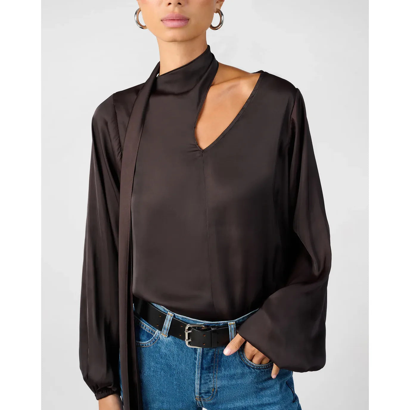 Wrap Neck Tie Top - We Wore What