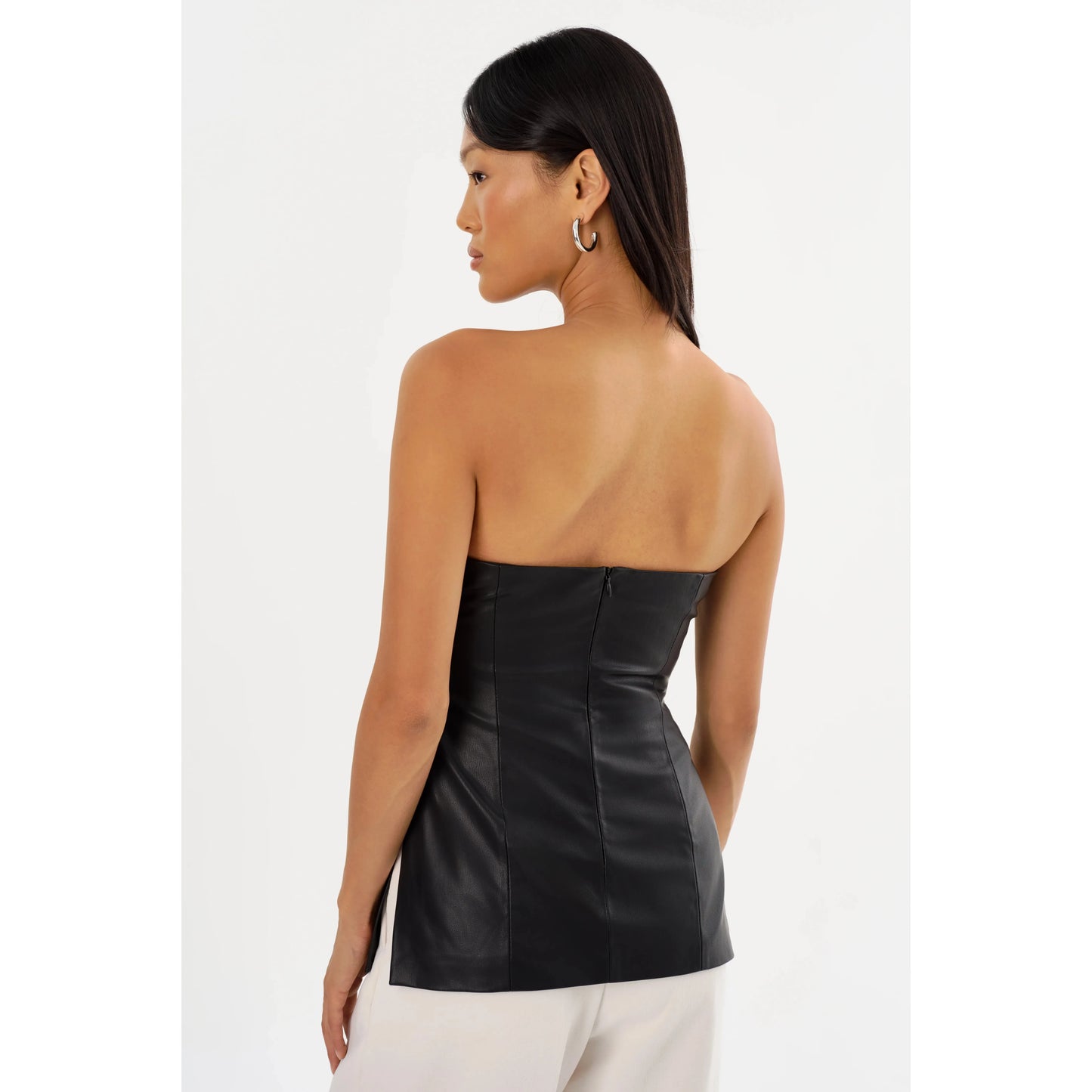 Juni Vegan Leather Top - Lamarque