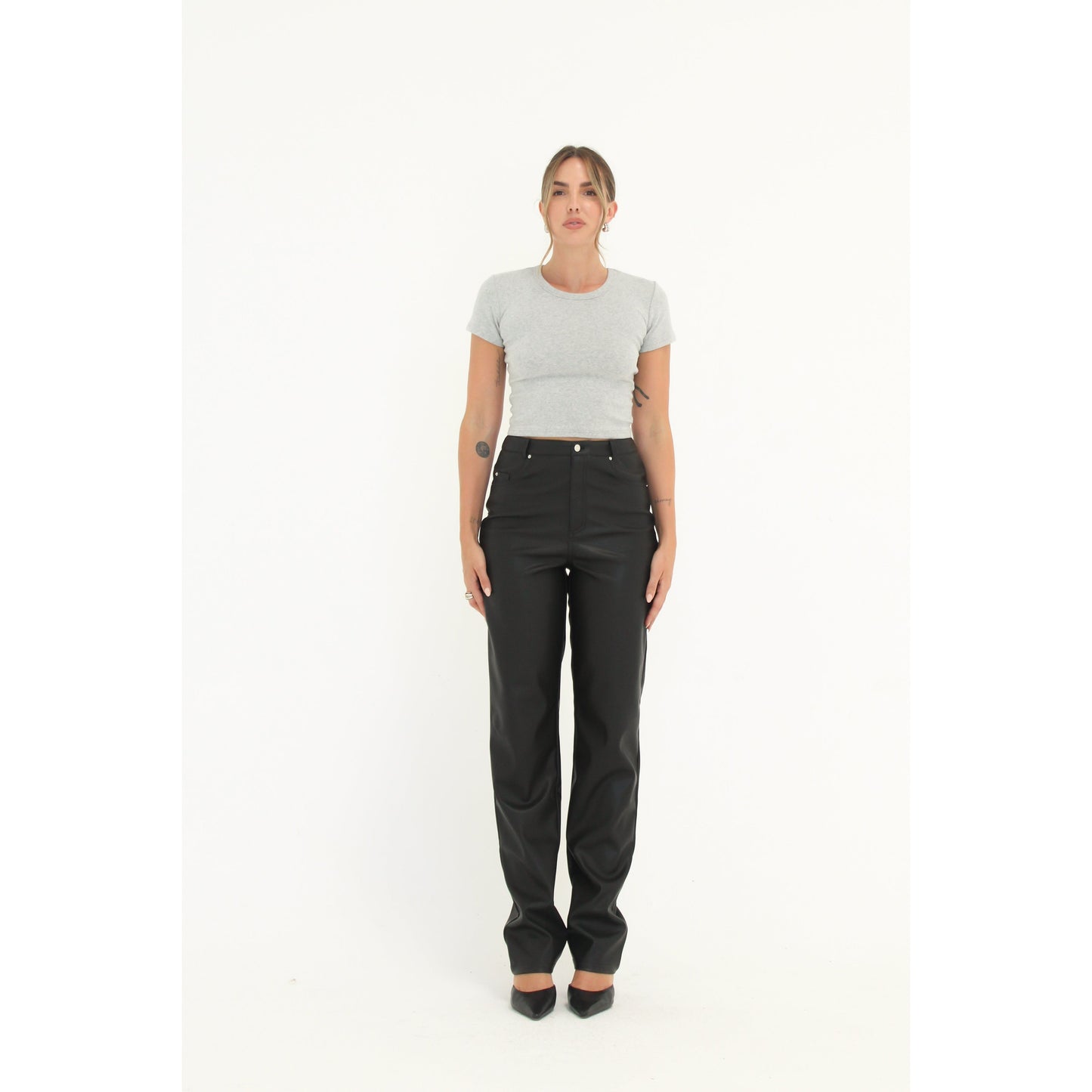 Morrison Black Leather Pant - Rumored
