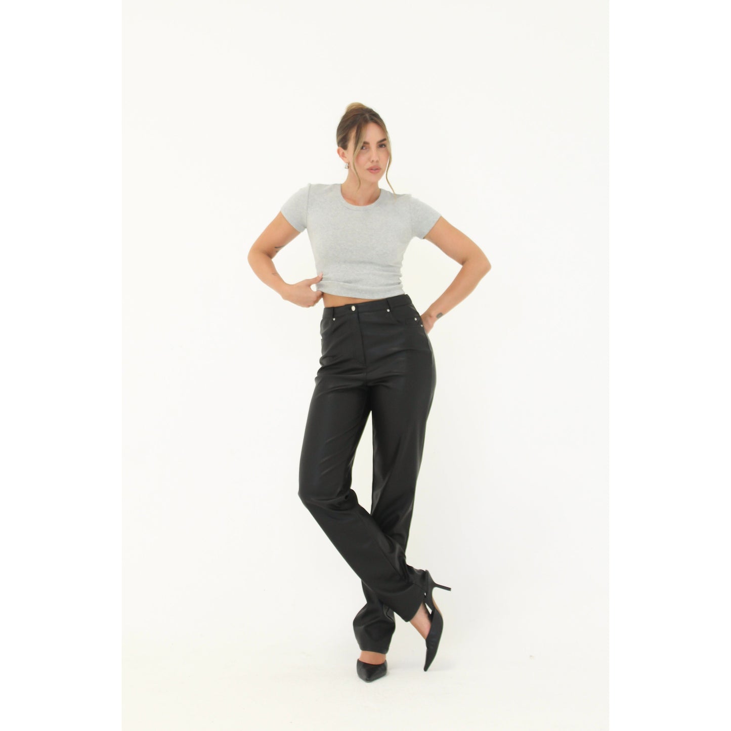 Morrison Black Leather Pant - Rumored
