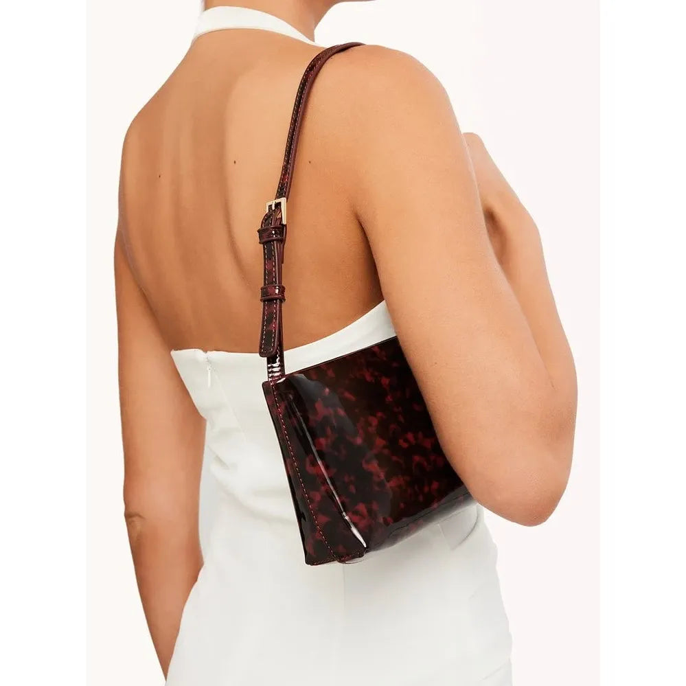 Livia Shoulder Bag - Patent Tortoise