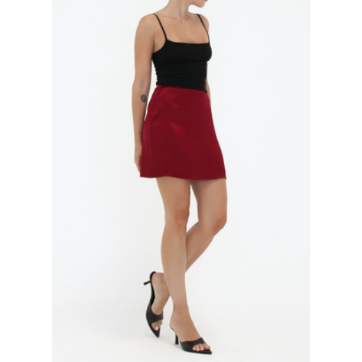 Merlot Mini Skirt- Rumored