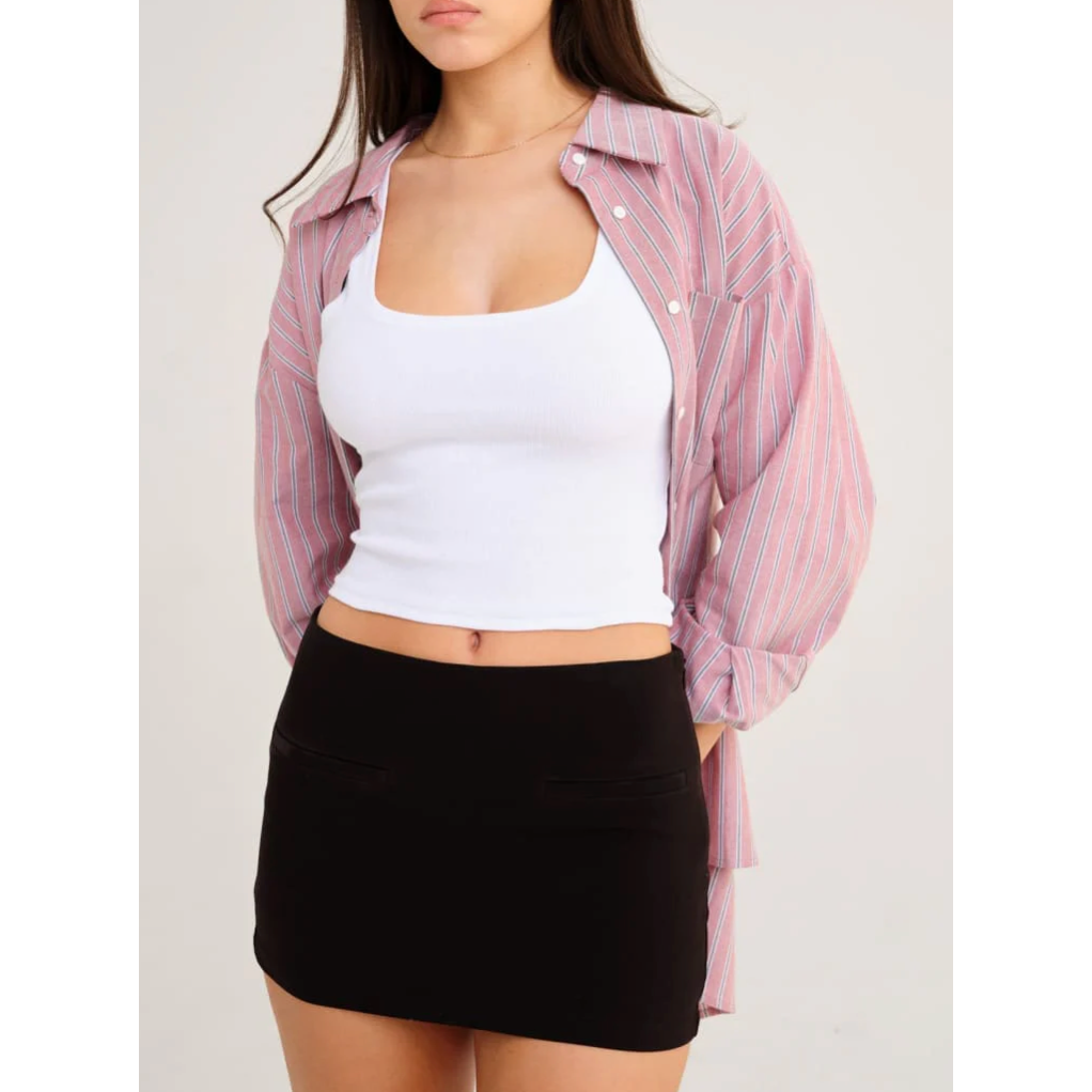 Micro Skort in Black - Rumored