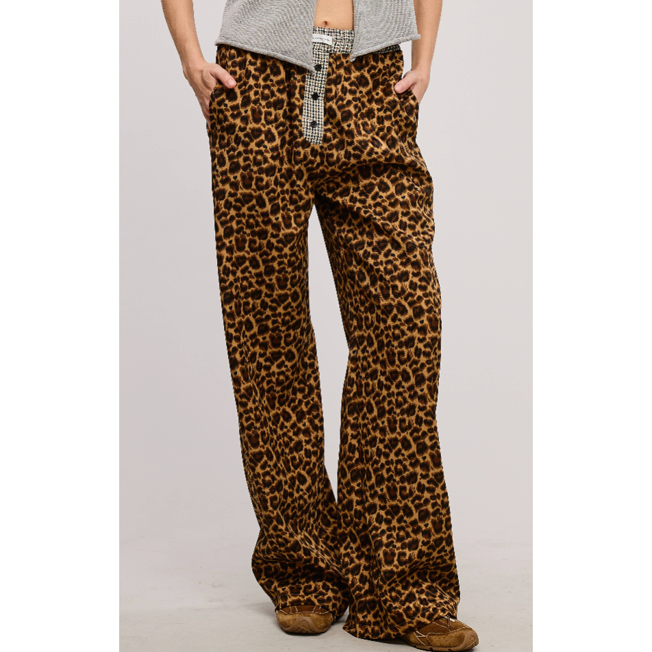 The Cool Girl Pant in Cheetah & Plaid