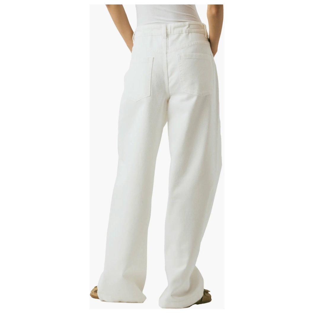 Public Life Low Rise White Jean - Blank NYC