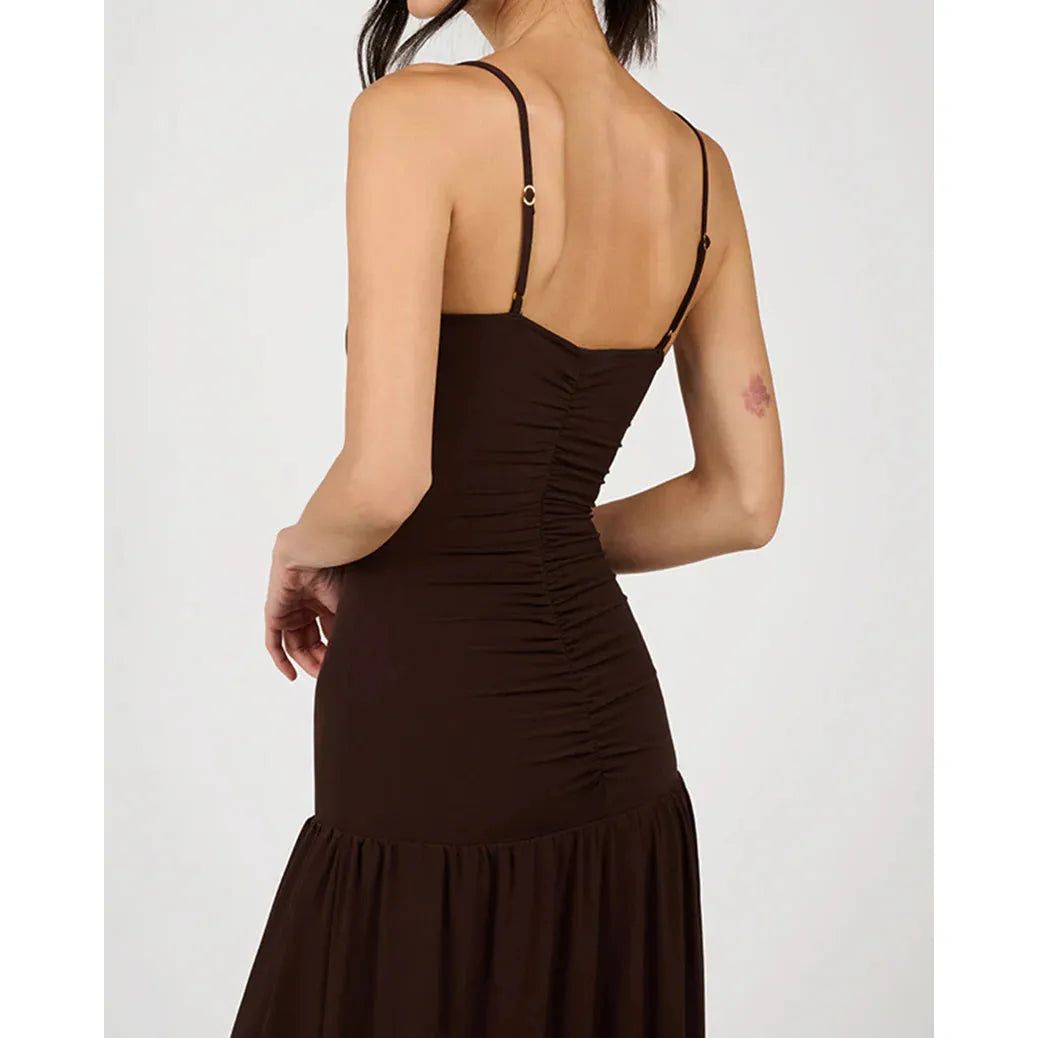 Ruched Front Scoop Maxi - We Wore What