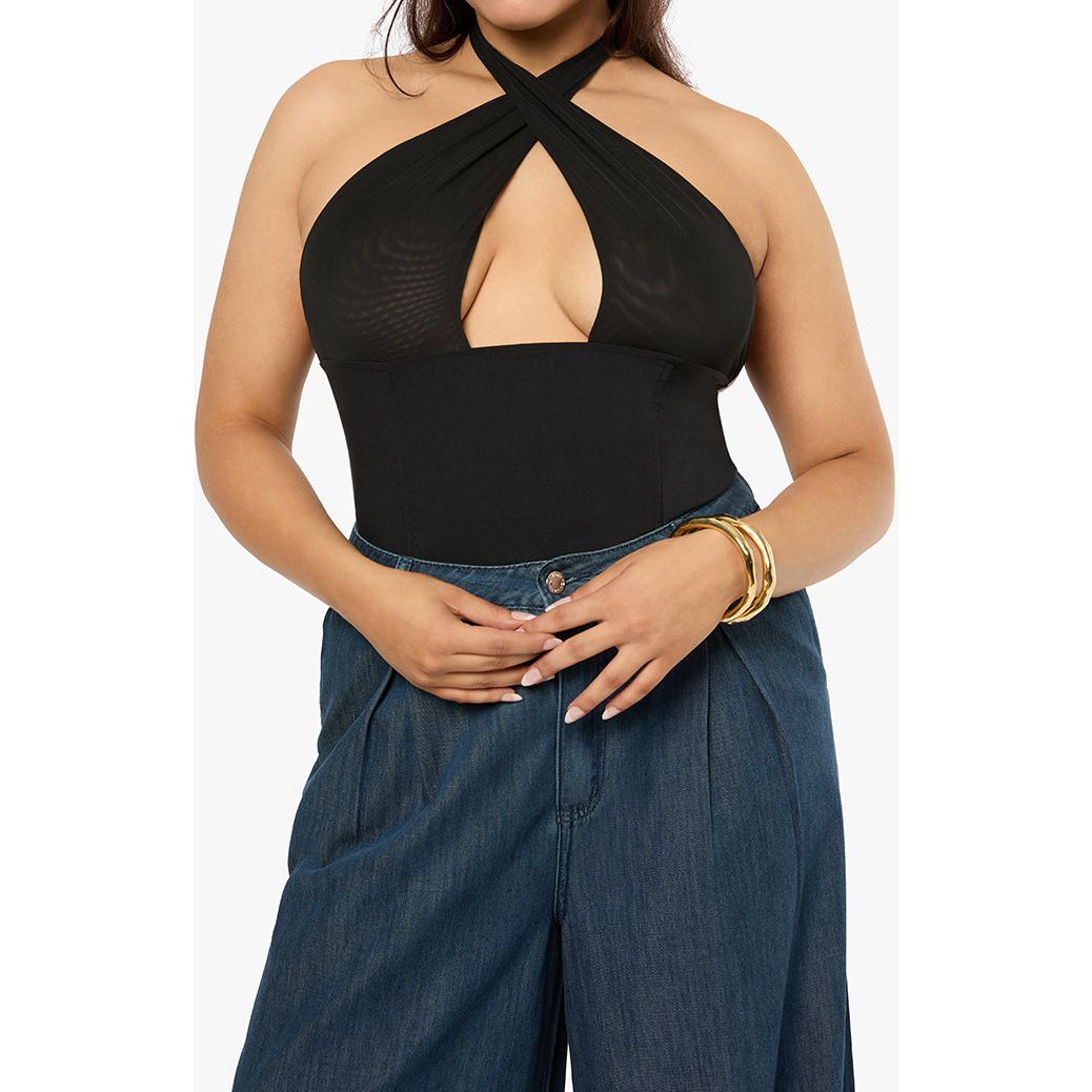 Criss Cross Halter Corset - We Wore What
