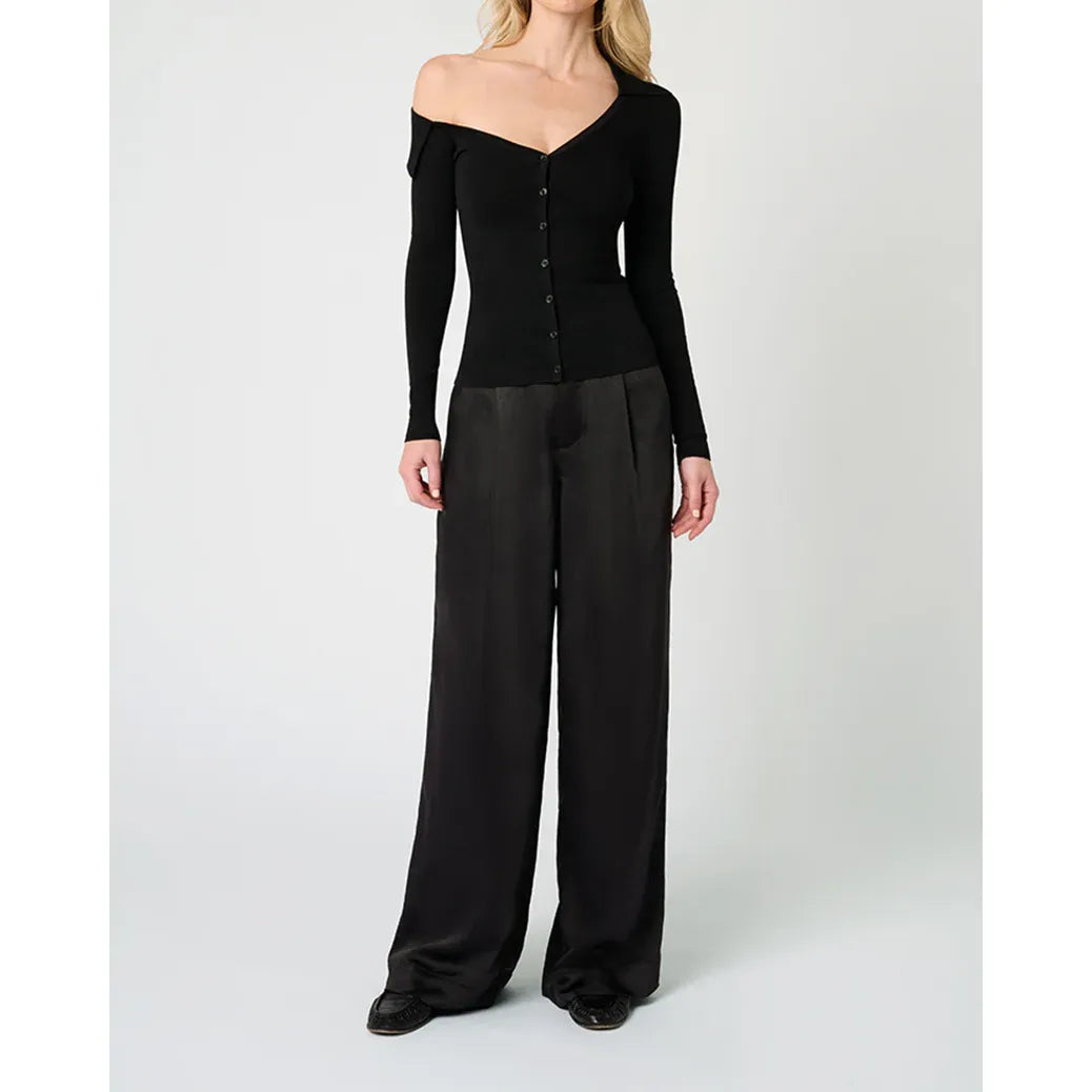 Off The Shoulder Collared Shirt - We Wore What
