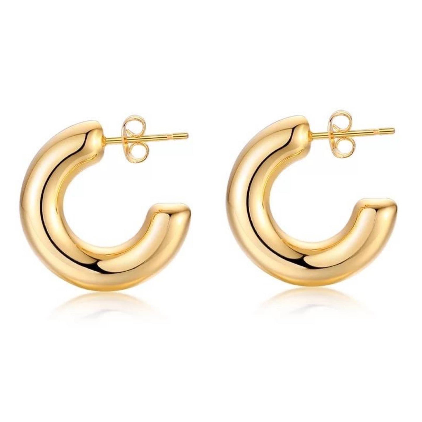 Chloe Mini Hoop in Gold