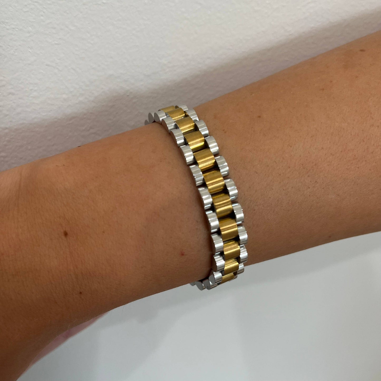 Bradley Watch Link Bracelet: Two-Tone