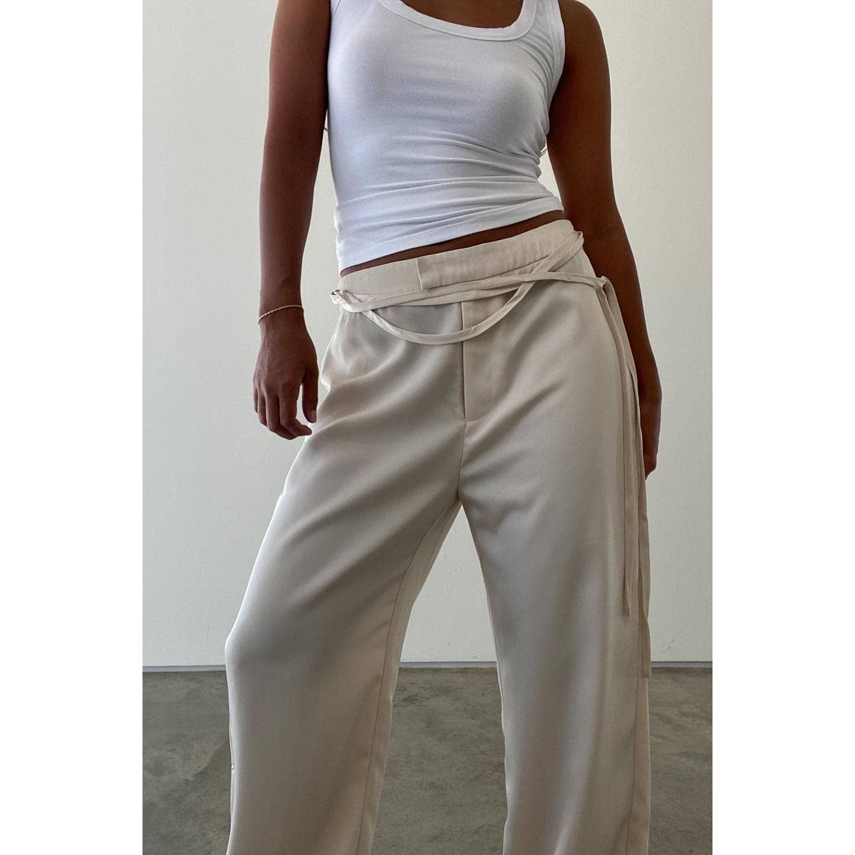 Tied up Trouser Pant