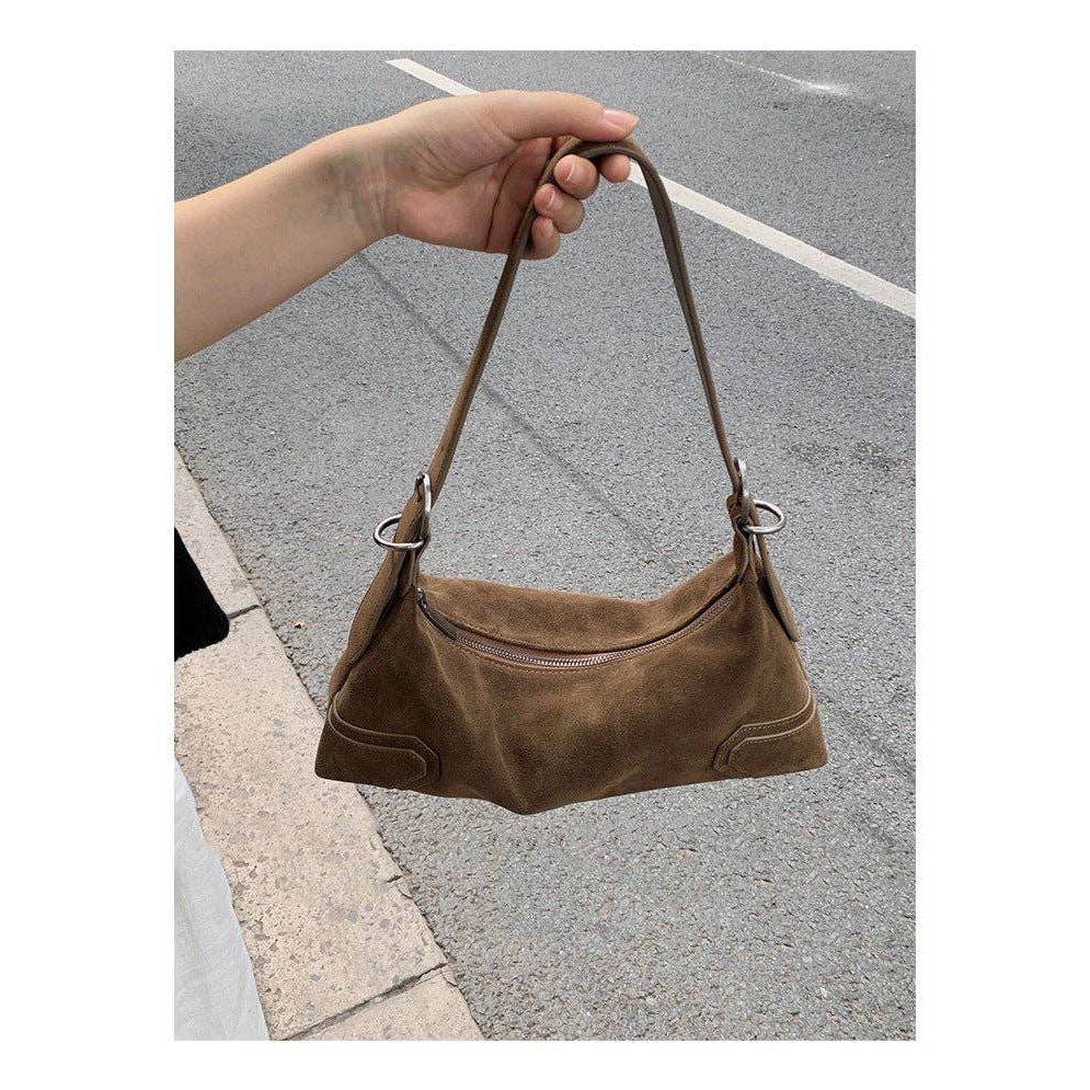 Brown Suede Purse
