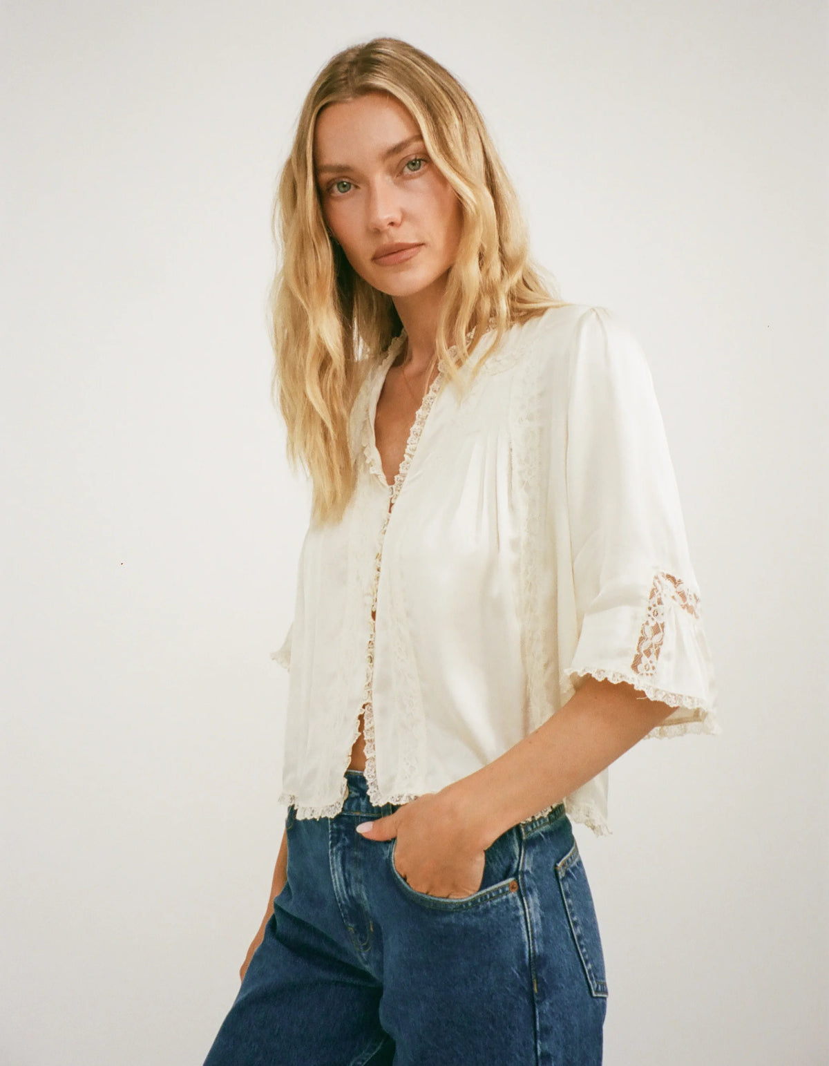 Heirloom Top in Ivory
