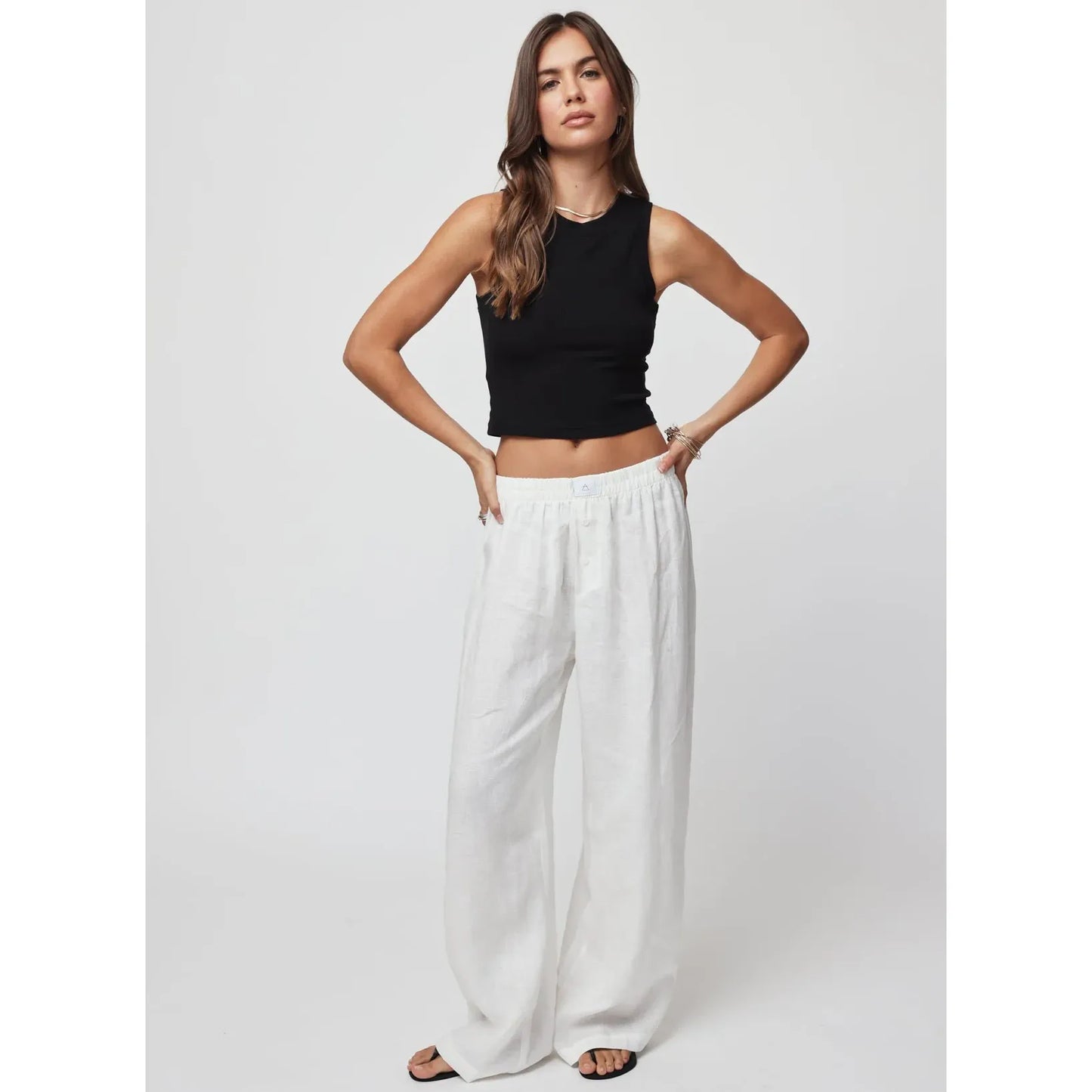 The Linen Boxer Pant
