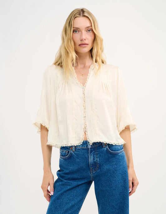 Heirloom Top in Ivory