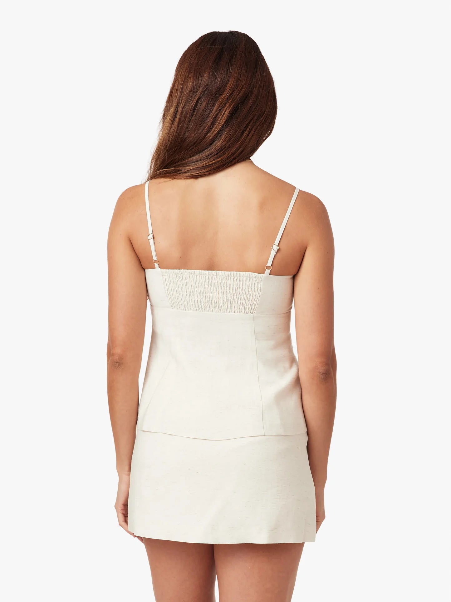 Linen Spaghetti Top