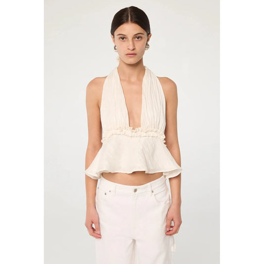 Althea Top in Ivory - Line By K