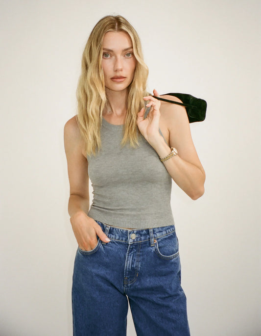 Dune Tank - Heather Grey