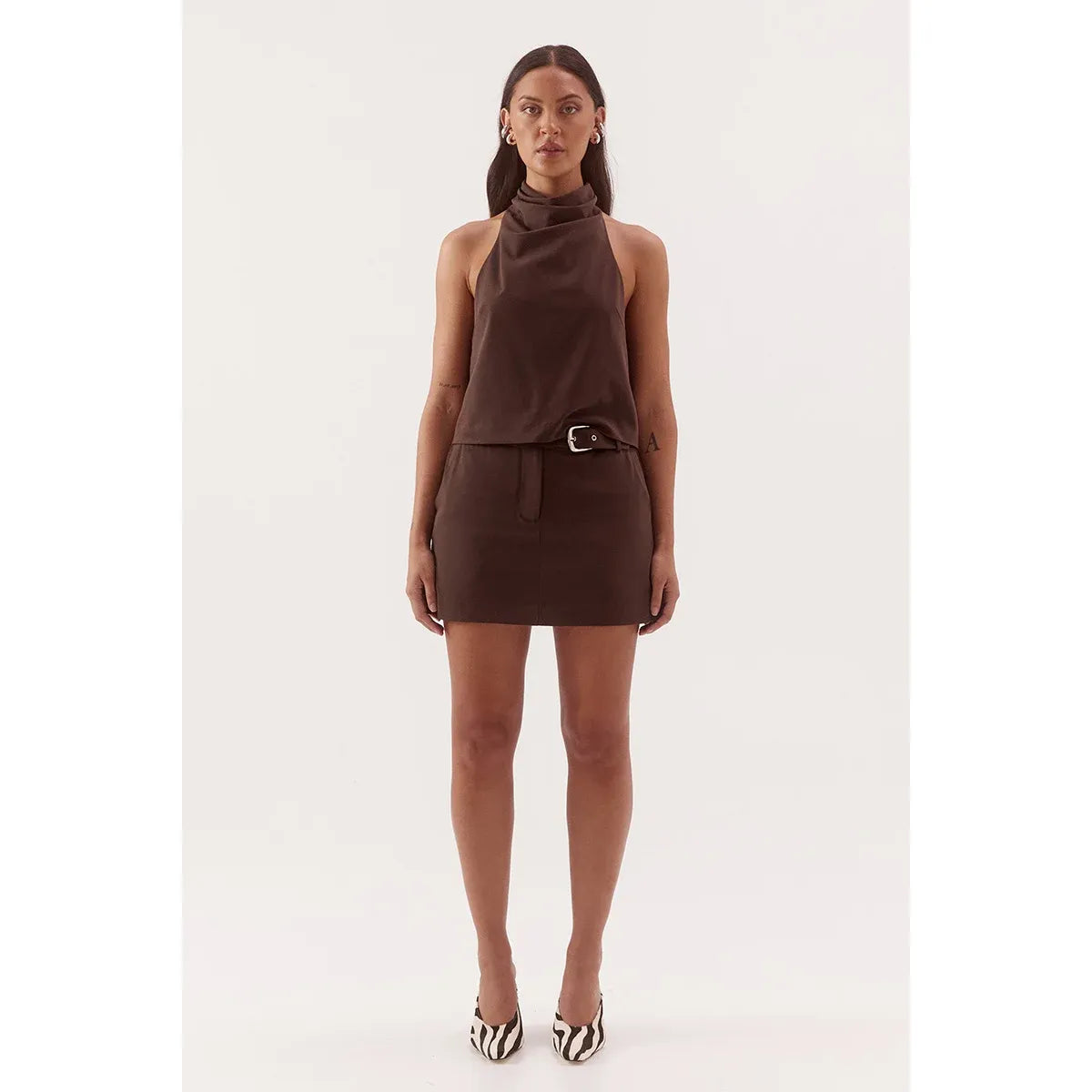 Amorey Skort - Espresso