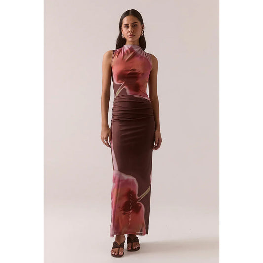 Ayden Dress in Brownie - Sovere